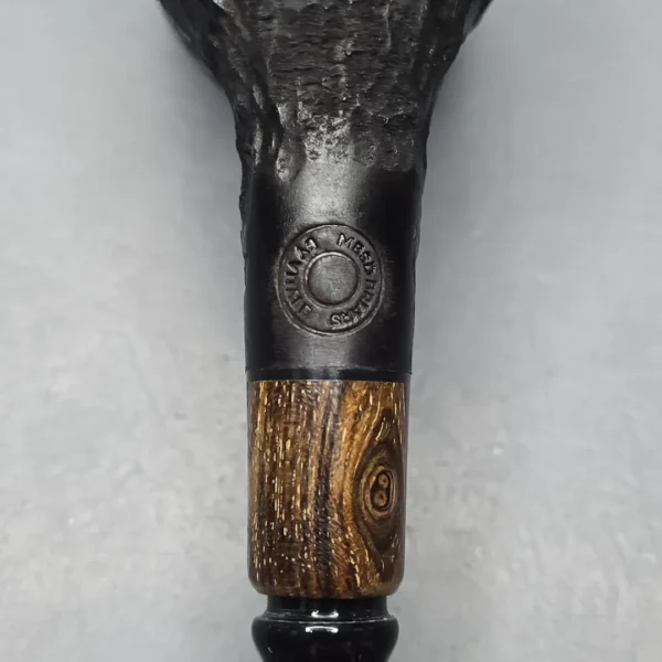 MBSD Briars by Piero Vitale Black Rusticated Billiard with Zebrawood (New) - Image 11