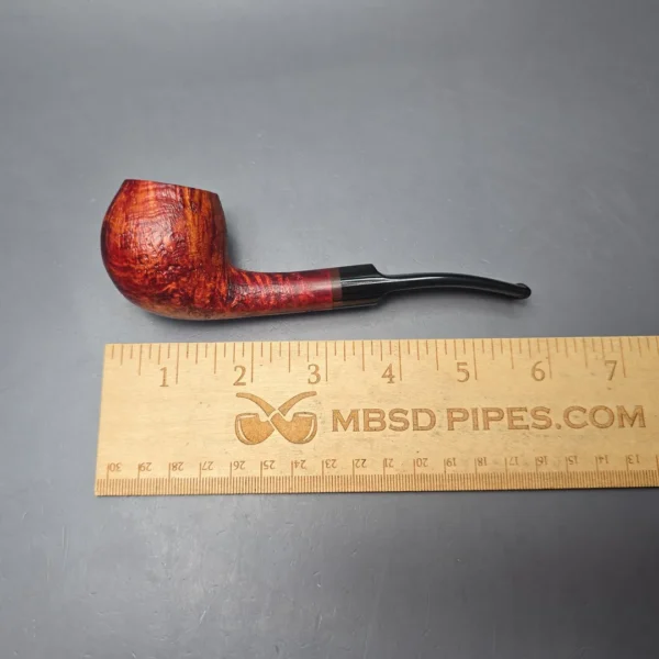 Sean Reum Glacier Sandblasted Apple Estate Briar Pipe, American Estates - Image 12