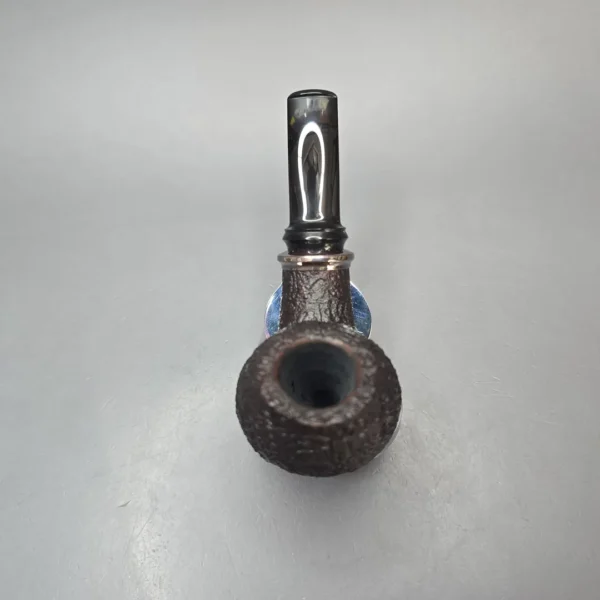 Abe Herbaugh Sandblasted Brandy w/ Silver Estate Briar Pipe, American Estates - Image 9