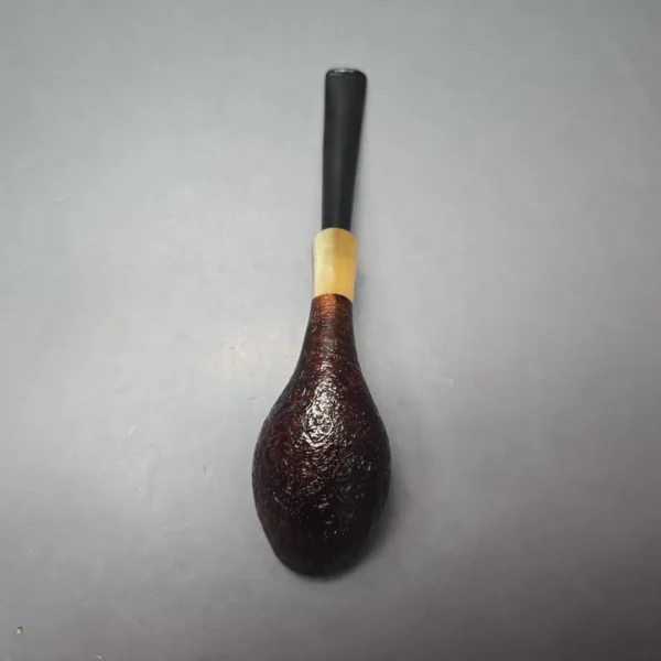 MBSD Briars Modern Masters 3 Sandblasted Tulip w/ Faux Horn Handmade Briar Pipe, New - Image 10