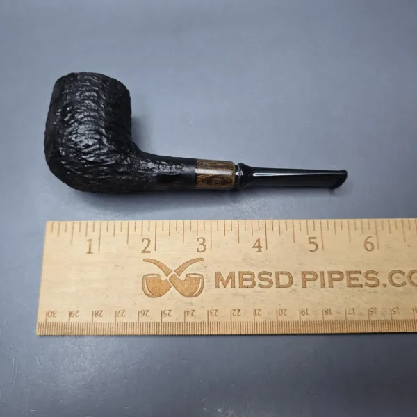 MBSD Briars by Piero Vitale Black Rusticated Billiard with Zebrawood (New) - Image 13
