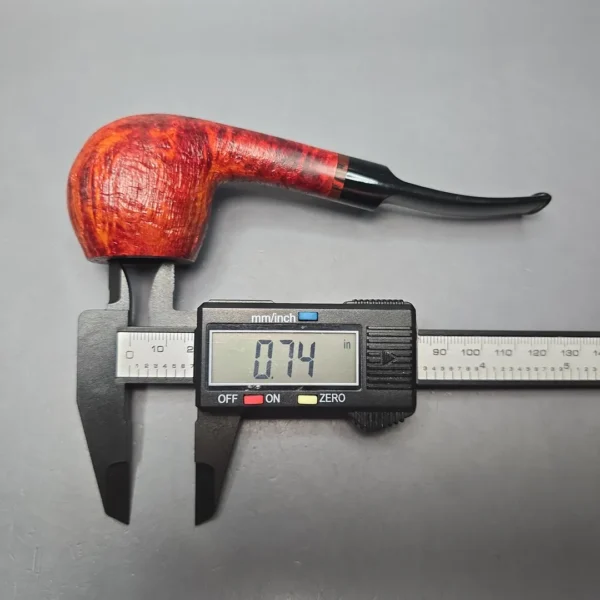 Sean Reum Glacier Sandblasted Apple Estate Briar Pipe, American Estates - Image 13