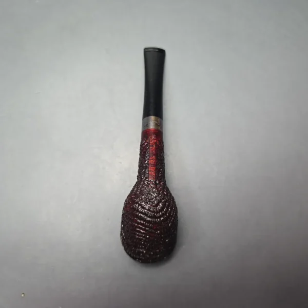 Walt Cannoy Cardinal House Morton Partially Rusticated Dublin w/ Silver Handmade Briar Pipe, New - Image 9