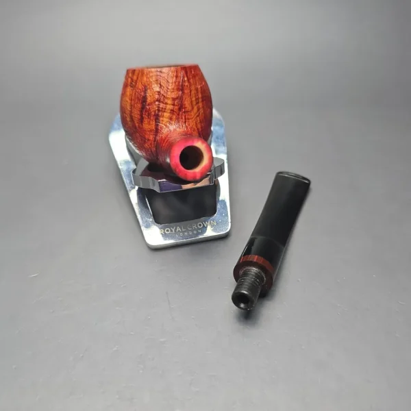 Sean Reum Glacier Sandblasted Apple Estate Briar Pipe, American Estates - Image 14