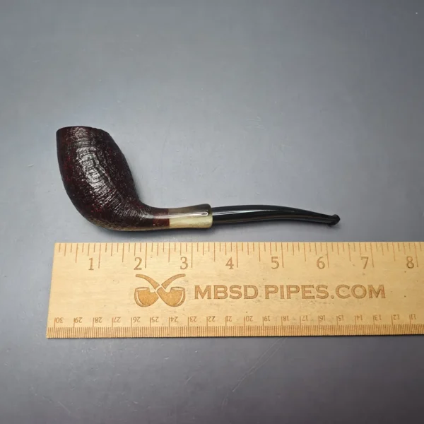 MBSD Briars Modern Masters 3 Sandblasted Tulip w/ Faux Horn Handmade Briar Pipe, New - Image 13