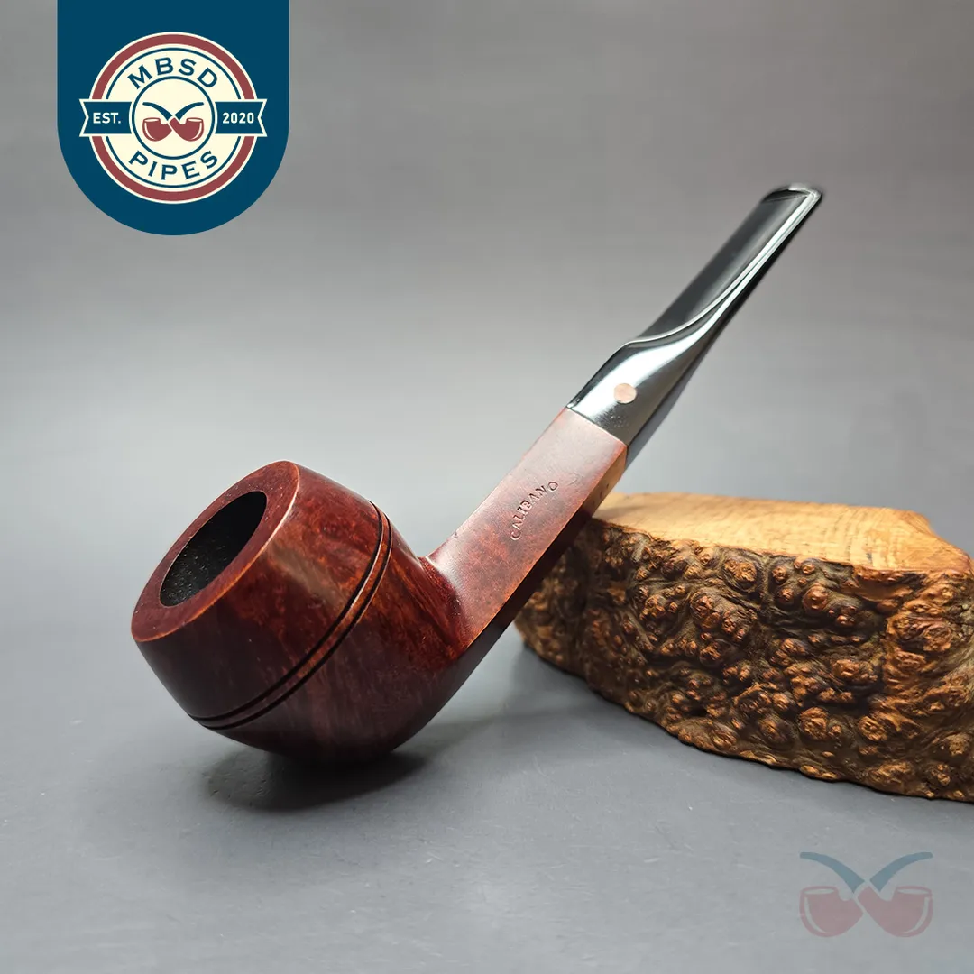 Calibano (Mastro de Paja) 111 C2 Smooth Bulldog Estate Briar Pipe, Unsmoked
