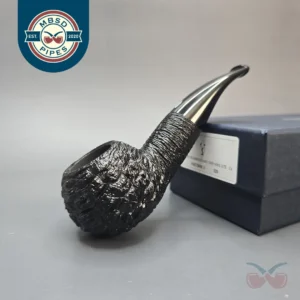 Savinelli 150th Anniversary Capri Root Briar 320 KS Rusticated Author Briar Pipe, New