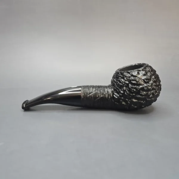 Savinelli 150th Anniversary Capri Root Briar 320 KS Rusticated Author Briar Pipe, New - Image 4
