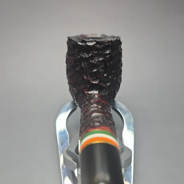 Peterson 2026 St Patrick's Day 107 Rusticated Billiard Briar Pipe, New - Image 6