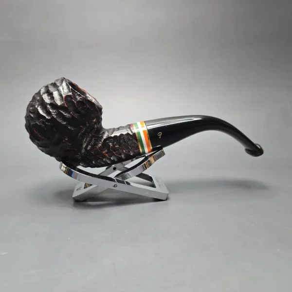 Peterson 2026 St Patrick's Day XL02 Rusticated Apple, Briar Pipe, New - Image 3