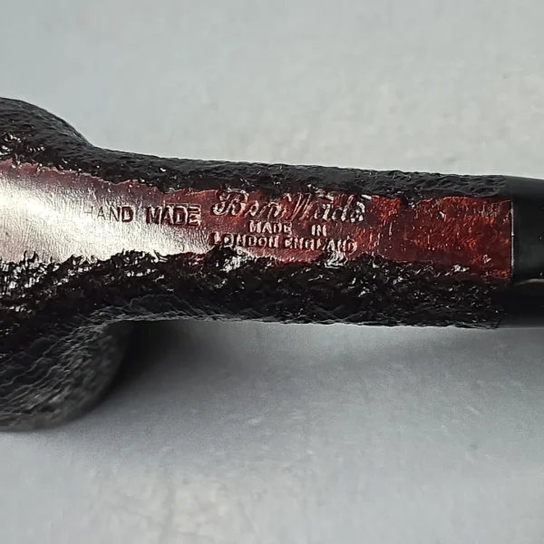 Ben Wade (Peter Wilson) Magnum Sandblasted Billiard Estate Briar Pipe, Unsmoked - Image 12