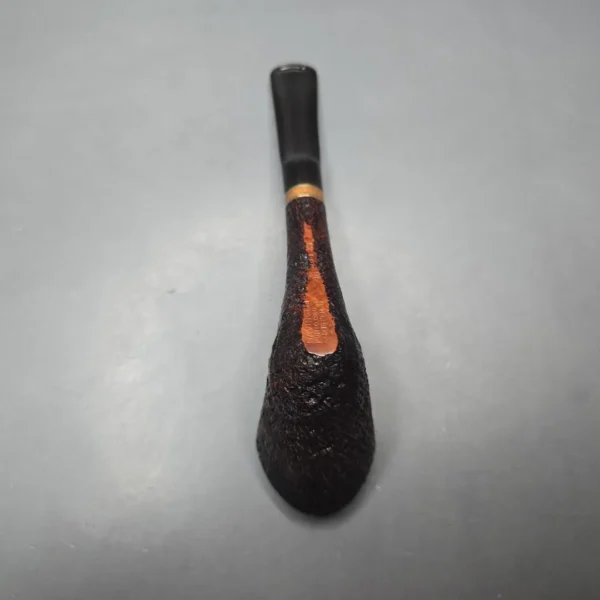 Savinelli Punto Oro Mister G 904 KS Partially Sandblasted Dublin Estate Briar Pipe, Italian Estates, 6mm - Image 10