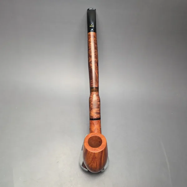 Pipa Croci True Calumet Smooth Churchwarden with Briar Shank Extension (Unsmoked Estate) - Image 9