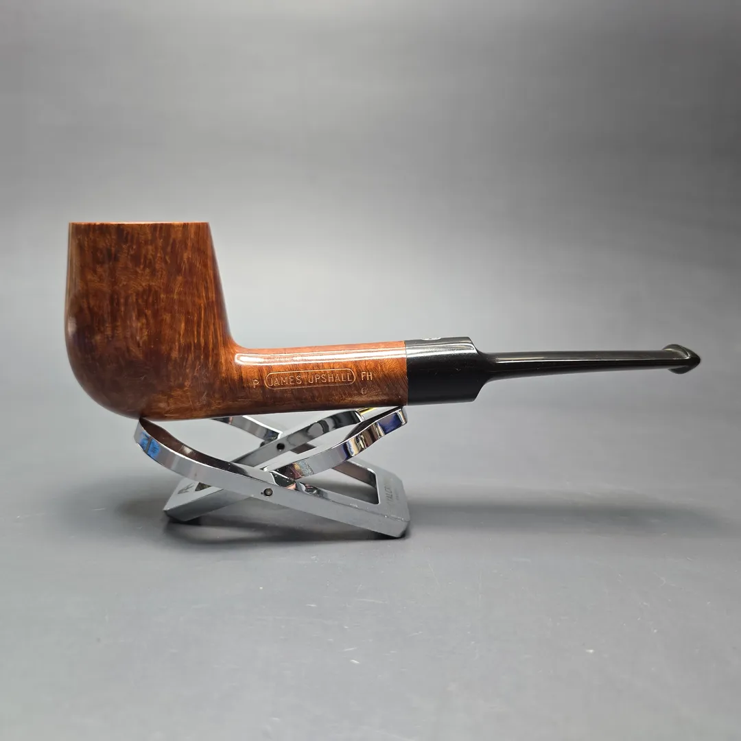 James Upshall P Grade Group 6 Smooth Billiard Estate Briar Pipe, Unsmoked - Image 2