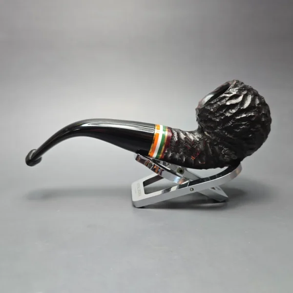 Peterson 2026 St Patrick's Day XL02 Rusticated Apple, Briar Pipe, New - Image 5