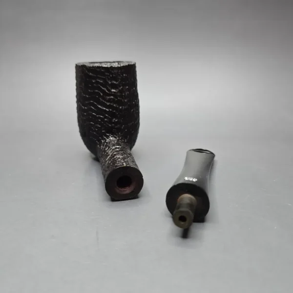 Ben Wade (Peter Wilson) Magnum Sandblasted Billiard Estate Briar Pipe, Unsmoked - Image 15