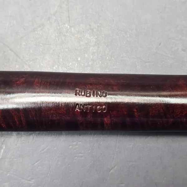 Rossi Rubino Antico 8802 Smooth Canadian w/ Nickel Briar Pipe, New, 6mm - Image 10