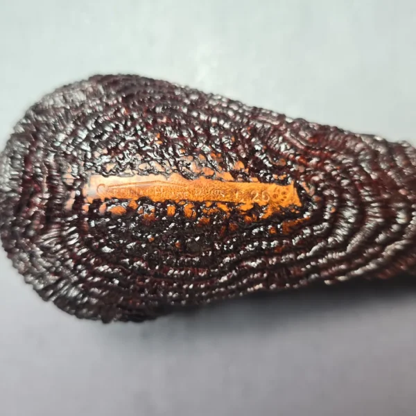 Walt Cannoy Cardinal House Munn Partially Rusticated Eskimo Handmade Briar Pipe, New - Image 8
