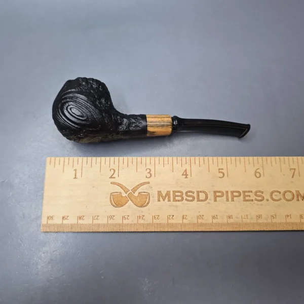 MBSD Briars by Piero Vitale Vintage Sandblasted Author with Zebrawood (New) - Image 12