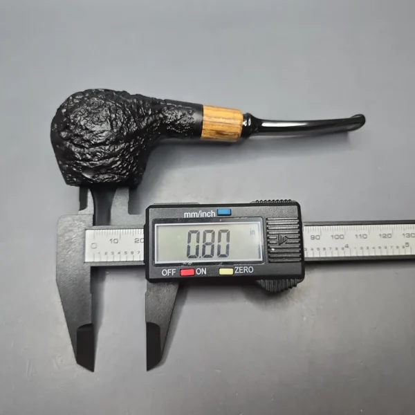 MBSD Briars by Piero Vitale Vintage Sandblasted Author with Zebrawood (New) - Image 13