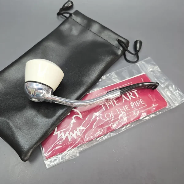 Falcon Bent Multipurpose w/ MBSD Meerschaum Dublin Block Meerschaum Bowl Pipe, New - Image 14