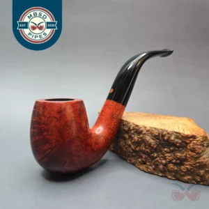 Calibano (Mastro de Paja) 101 D C2 Smooth Bent Billiard Estate Briar Pipe, Unsmoked