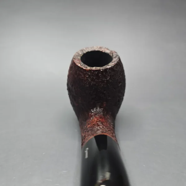 Savinelli Sitting 677 KS Rusticated Bent Billiard Estate Briar Pipe, Italian Estates, 6mm - Image 6