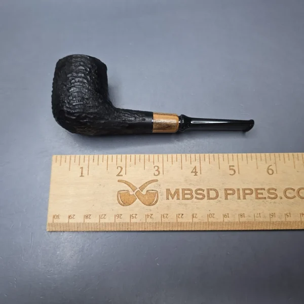 MBSD Briars by Piero Vitale Black Rusticated Billiard with Olivewood (New) - Image 12