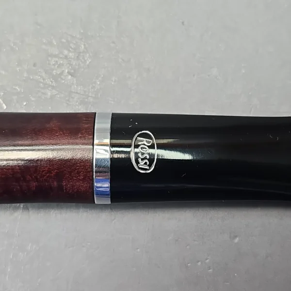 Rossi Rubino Antico 8802 Smooth Canadian w/ Nickel Briar Pipe, New, 6mm - Image 11