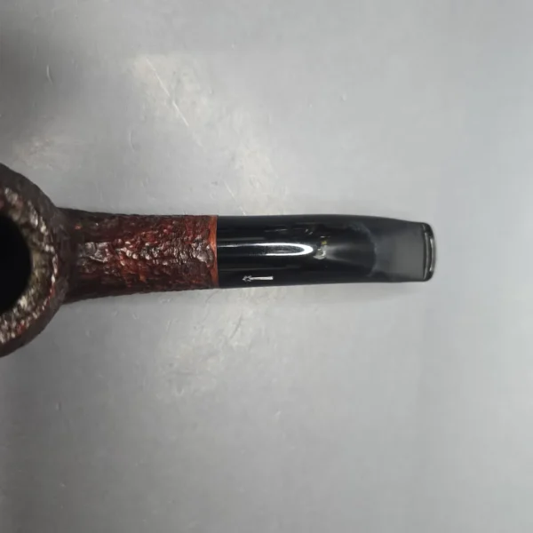 Savinelli Sitting 677 KS Rusticated Bent Billiard Estate Briar Pipe, Italian Estates, 6mm - Image 8