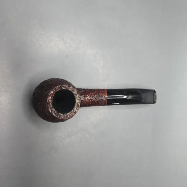 Savinelli Sitting 677 KS Rusticated Bent Billiard Estate Briar Pipe, Italian Estates, 6mm - Image 9