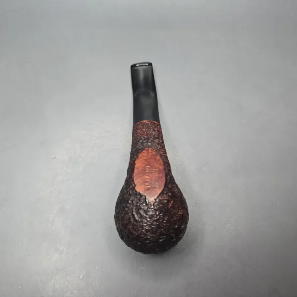Savinelli Sitting 677 KS Rusticated Bent Billiard Estate Briar Pipe, Italian Estates, 6mm - Image 10