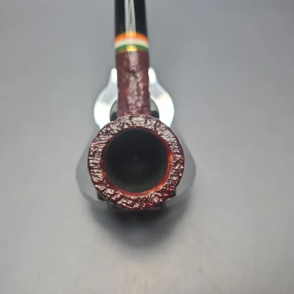 Peterson 2026 St Patrick's Day XL05 Sandblasted Billiard Briar Pipe, New - Image 7