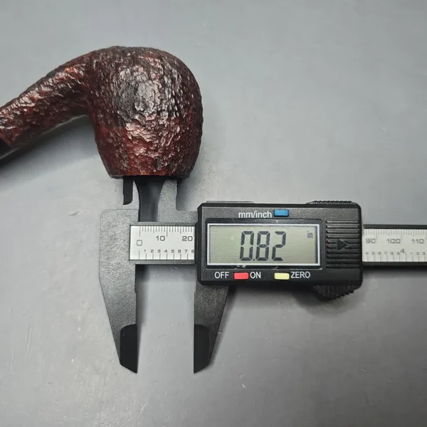 Savinelli Sitting 677 KS Rusticated Bent Billiard Estate Briar Pipe, Italian Estates, 6mm - Image 13