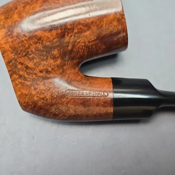 James Upshall (c.1980s) P Grade Smooth Oom Paul Sitter Estate Briar Pipe, Unsmoked, 9mm - Image 10