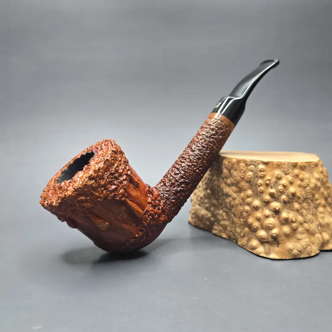 Ser Jacopo Rowlette Maxima Wax Drip Dublin Estate Briar Pipe, Italian Estates - Image 2