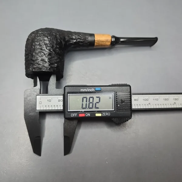 MBSD Briars by Piero Vitale Black Rusticated Billiard with Olivewood (New) - Image 13