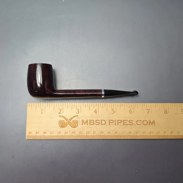 Rossi Rubino Antico 8802 Smooth Canadian w/ Nickel Briar Pipe, New, 6mm - Image 12