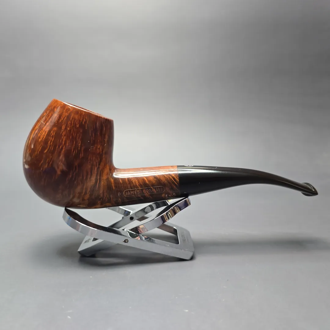James Upshall P Grade EXL Smooth "Large Semi-Bent" (Unsmoked Estate Briar Pipe) - Image 2