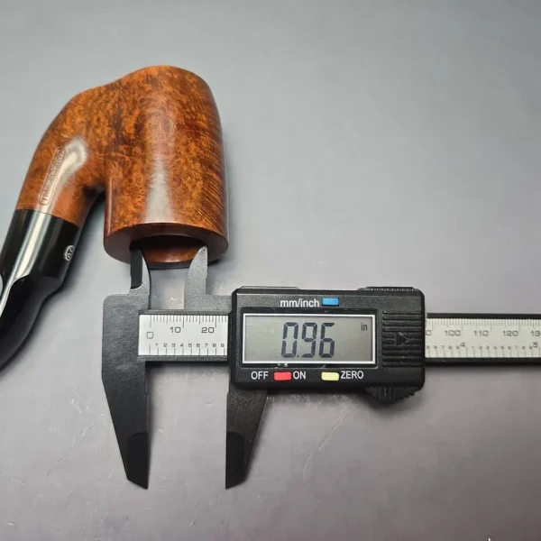 James Upshall (c.1980s) P Grade Smooth Oom Paul Sitter Estate Briar Pipe, Unsmoked, 9mm - Image 13