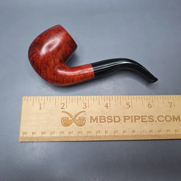 Calibano (Mastro de Paja) 101 D C2 Smooth Bent Billiard Estate Briar Pipe, Unsmoked - Image 14