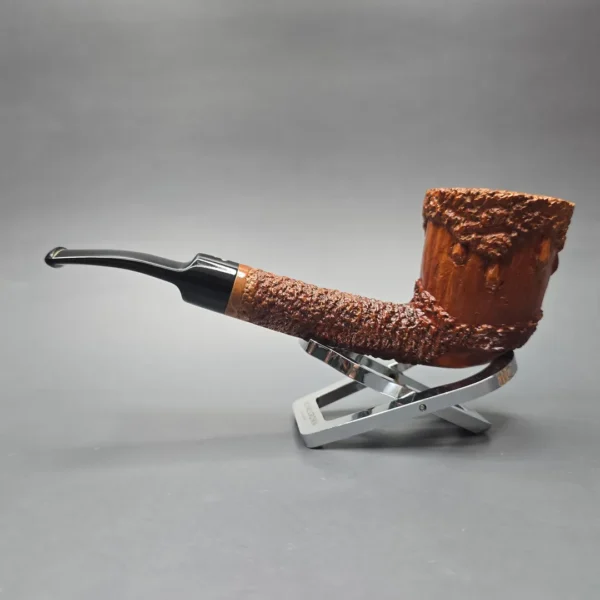 Ser Jacopo Rowlette Maxima Wax Drip Dublin Estate Briar Pipe, Italian Estates - Image 5