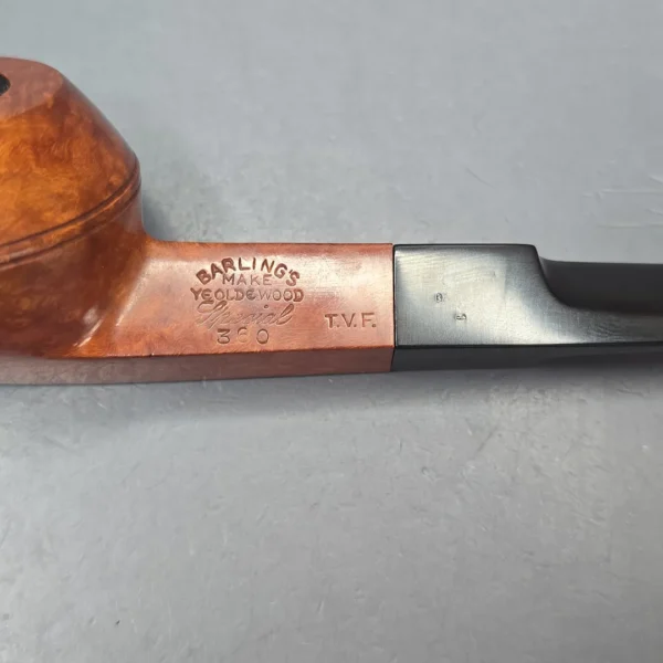 Barling's Make Pre-Transition (c.1945-60) YOW Special 360 EXEL Smooth Bulldog Estate Briar Pipe - Image 11