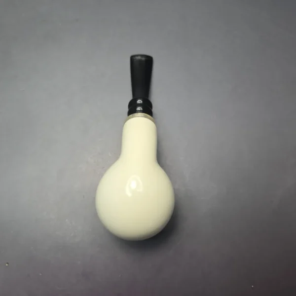 MBSD Meerschaum Smooth Egg Reverse Calabash Block Meerschaum Pipe, New - Image 4