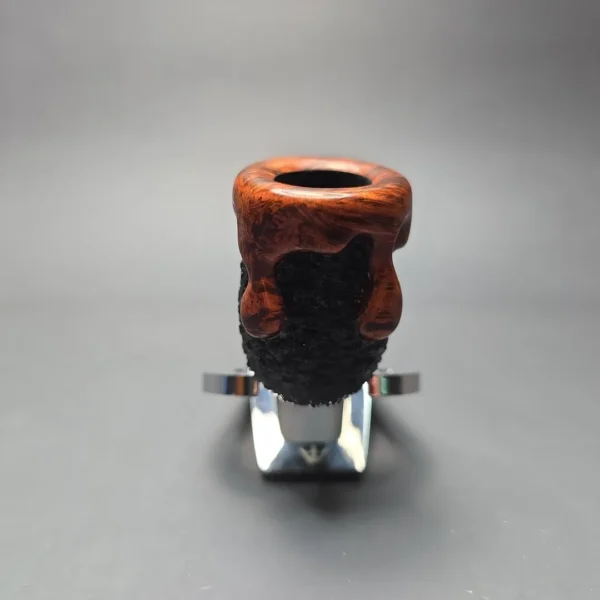 Walt Cannoy Cardinal House Morton Wax Drip Billiard Handmade Briar Pipe, New - Image 3