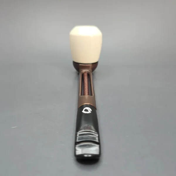 Falcon Extra Curved Dental w/ MBSD Meerschaum Billiard Block Meerschaum Bowl Pipe, New - Image 5
