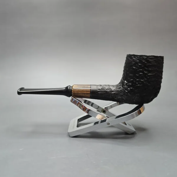 MBSD Briars by Piero Vitale Black Rusticated Billiard with Zebrawood (New) - Image 4