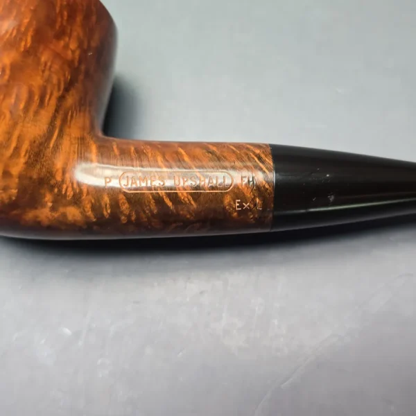 James Upshall P Grade EXL Smooth "Large Semi-Bent" (Unsmoked Estate Briar Pipe) - Image 10
