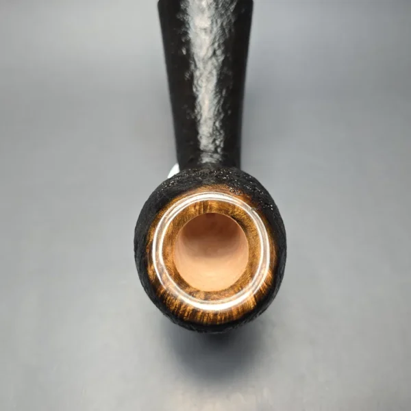 Buckeye Hand Made Magnum Sandblasted Long Shank Egg Briar Pipe, New - Image 7