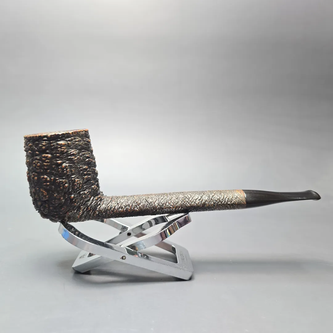 Savinelli Capri Root Briar 804 KS Rusticated Canadian (Estate) - Image 2